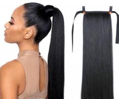 Black ponytail