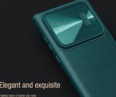 Samsung S22 ultra camshield leather case - 1