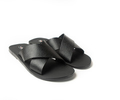 Men leather slippers/ sandals - 1