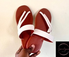 Ghanaian made leather slipper