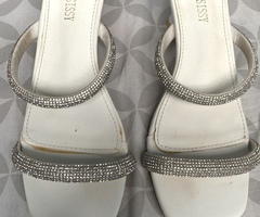 White short heel