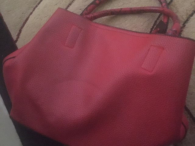 Quality Red leather bag - 2/3