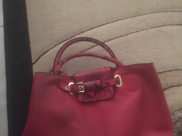 Quality Red leather bag - 3/3