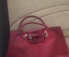 Quality Red leather bag