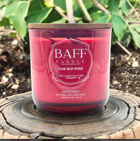 Oak Red Wine Soy Wax Luxury Candle (Three Wick)