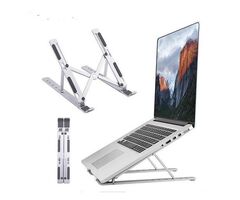 Adjustable Metallic Laptop Stands(Black and Silver) - 8