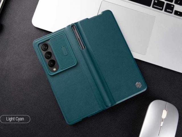 Samsung Fold 3/4 Camshield Leather case - 1/2