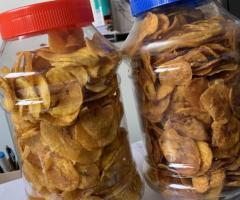 Crispy plantain chips