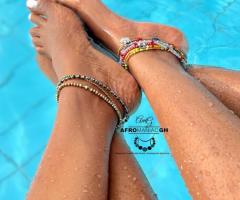 Simple Tailor-Made Beaded Anklets