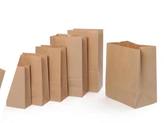 Disposable packaging brown paper bags 50 pieces - 1