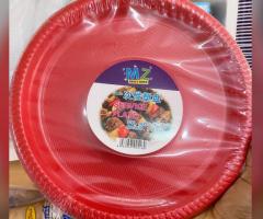 Disposable round plates 20 pcs