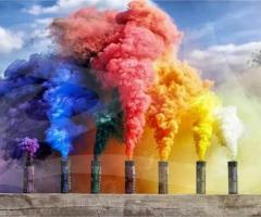 Colorful smokebombs for photography & videography