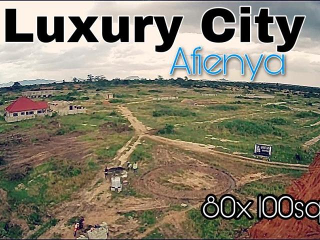 100 X 80sqft LANDS LUXURY CITY AFIENYA - 1