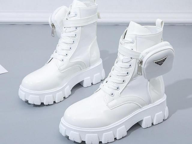 Fashion Boots Triple White - 1