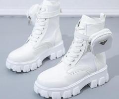 Fashion Boots Triple White