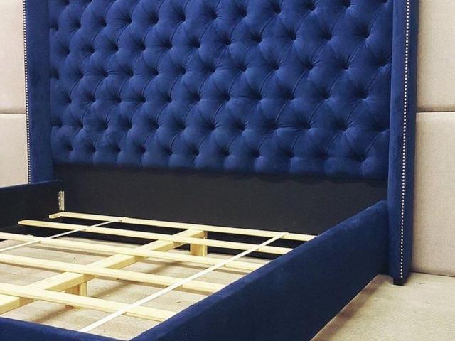 Blue bed frame - 1