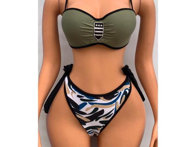 Army vibe bikini top and buttom - 1