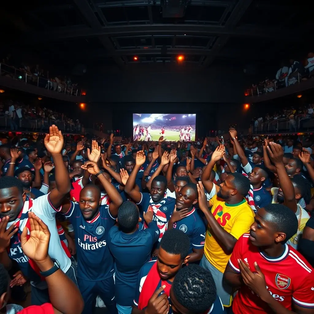 Accra Erupts as PSG Clinch UCL Title in Thrilling Hitz FM Fan Event