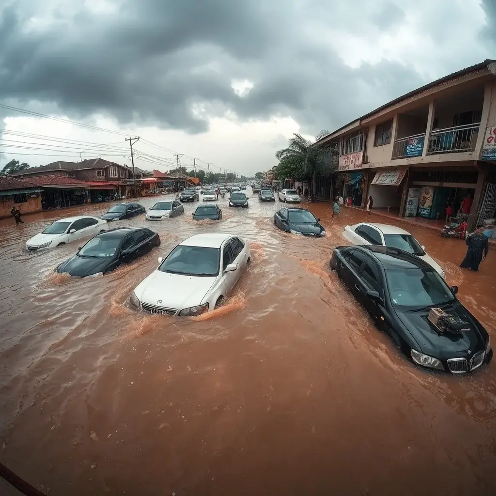 Accra Grapples with Persistent Flooding After Heavy Downpour