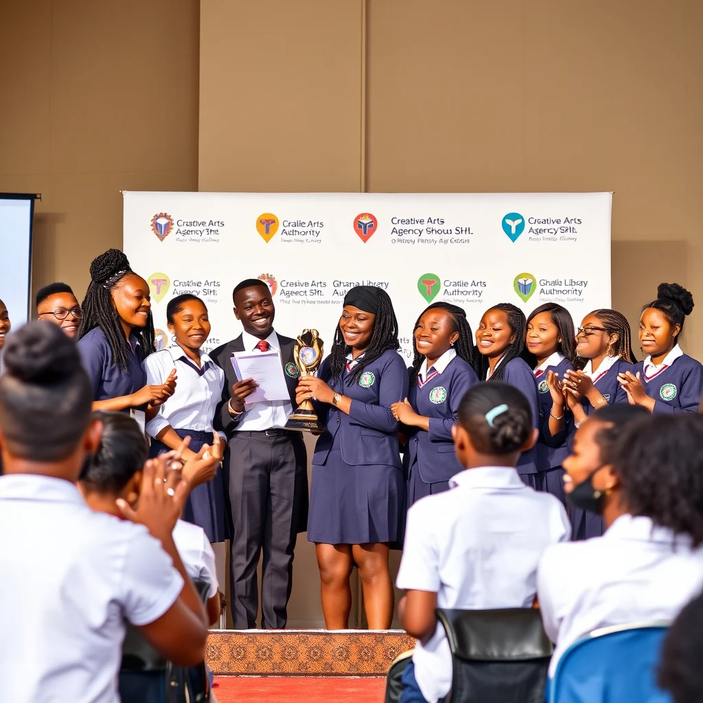 Accra High School Clinches Victory in Inaugural Ladé Wosornu Students Poetry Contest
