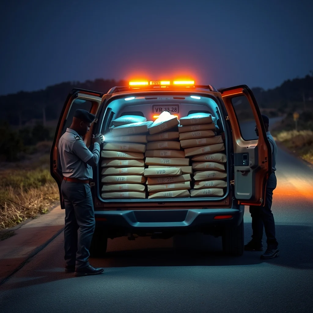 Akatsi Police Seize Major Cannabis Haul, Driver Escapes