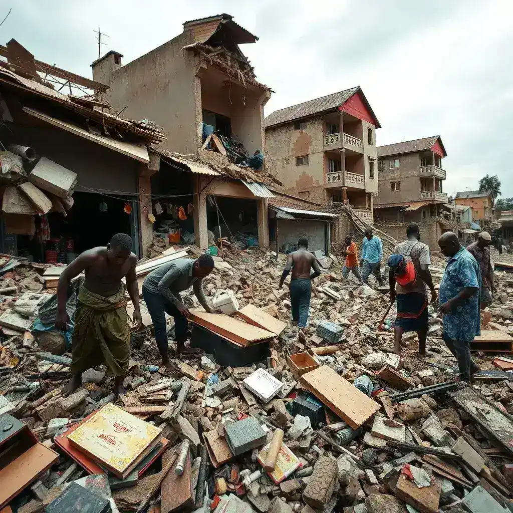 Ashaiman Traders Face Devastation as Private Developer Allegedly Demolishes Properties Without Notice