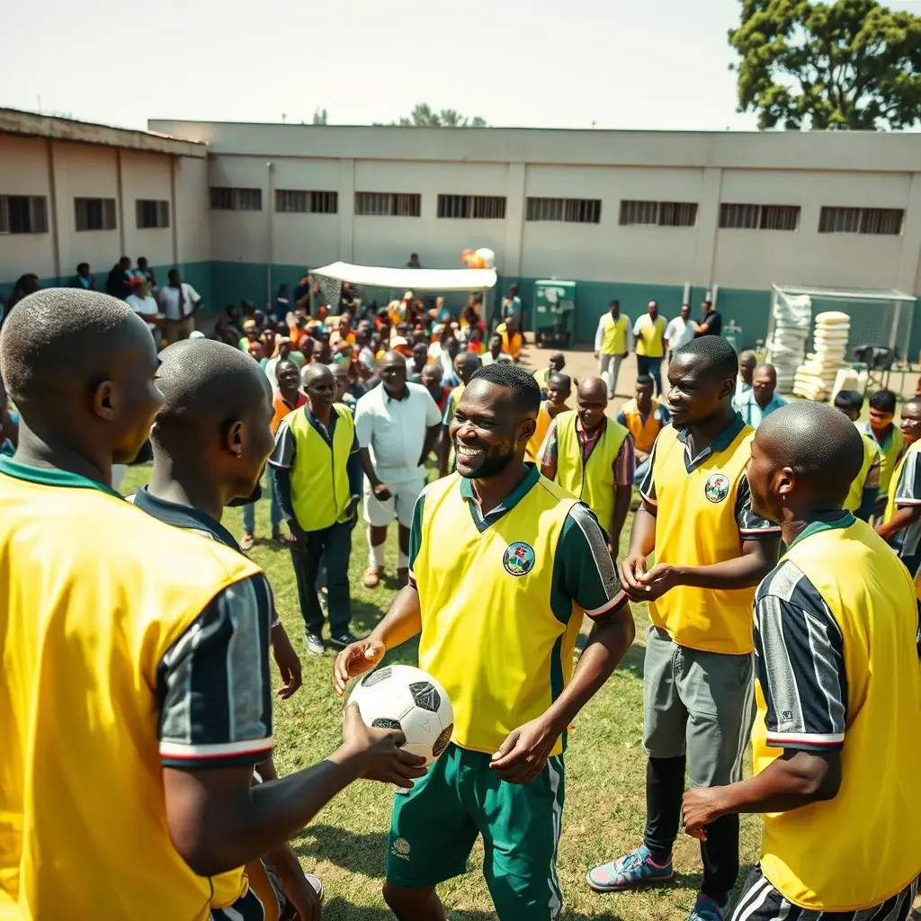 Black Stars Legends Unite for Nsawam Prison Charity Outreach