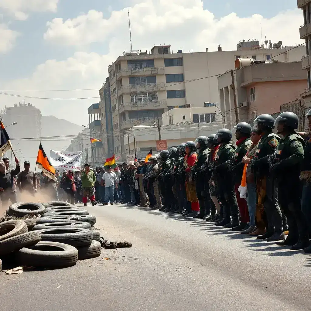 Bolivia on Edge: President Warns of 'Breaking Point' Amid Month-Long Protests