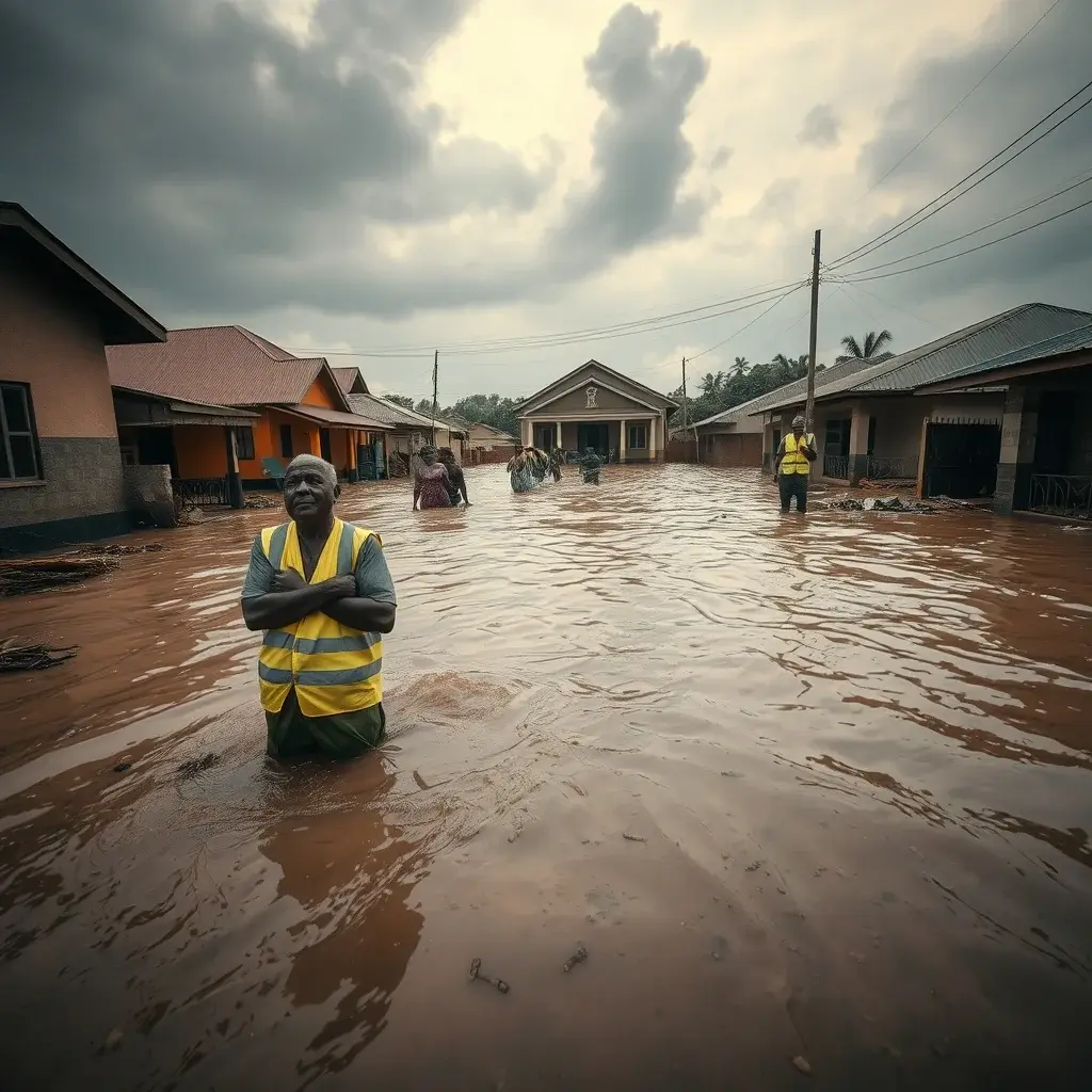 Cape Coast Residents Brave Waist-High Floods After Torrential Downpour