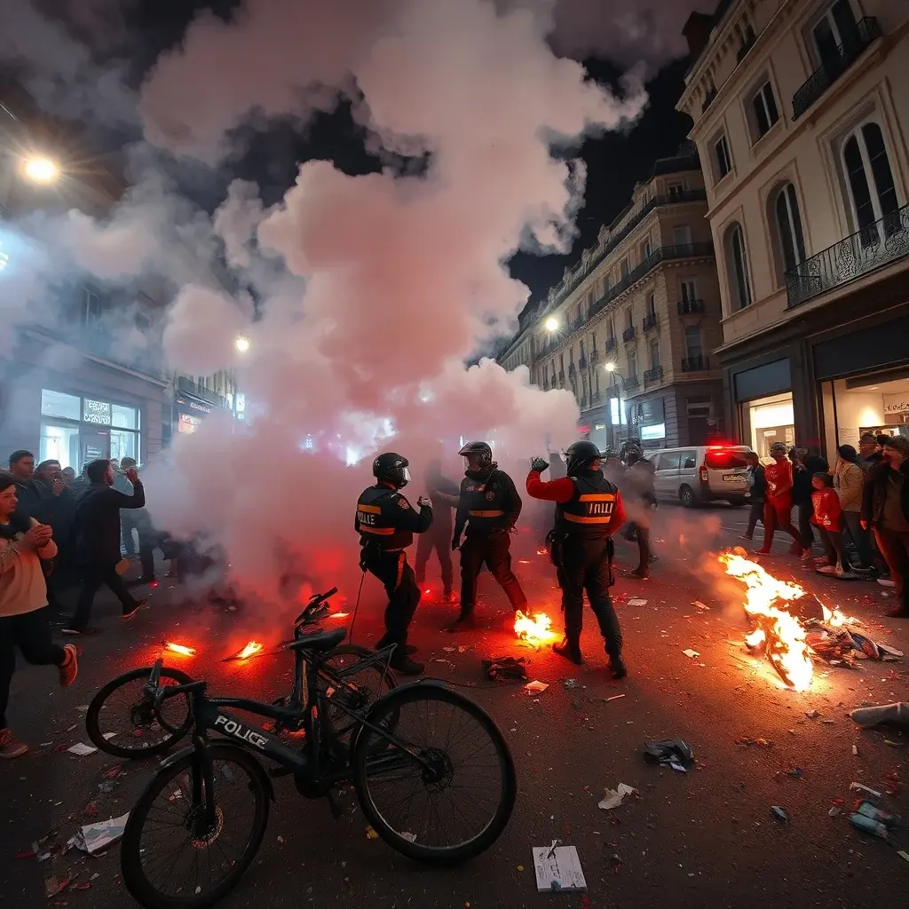 Champions League Riots Erupt in Paris Following PSG Victory, Hundreds Arrested and Injured