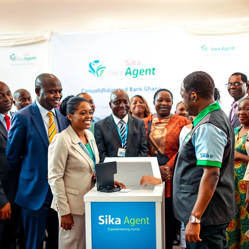 Consolidated Bank Ghana Expands Financial Inclusion with 'Sika Agent' Network