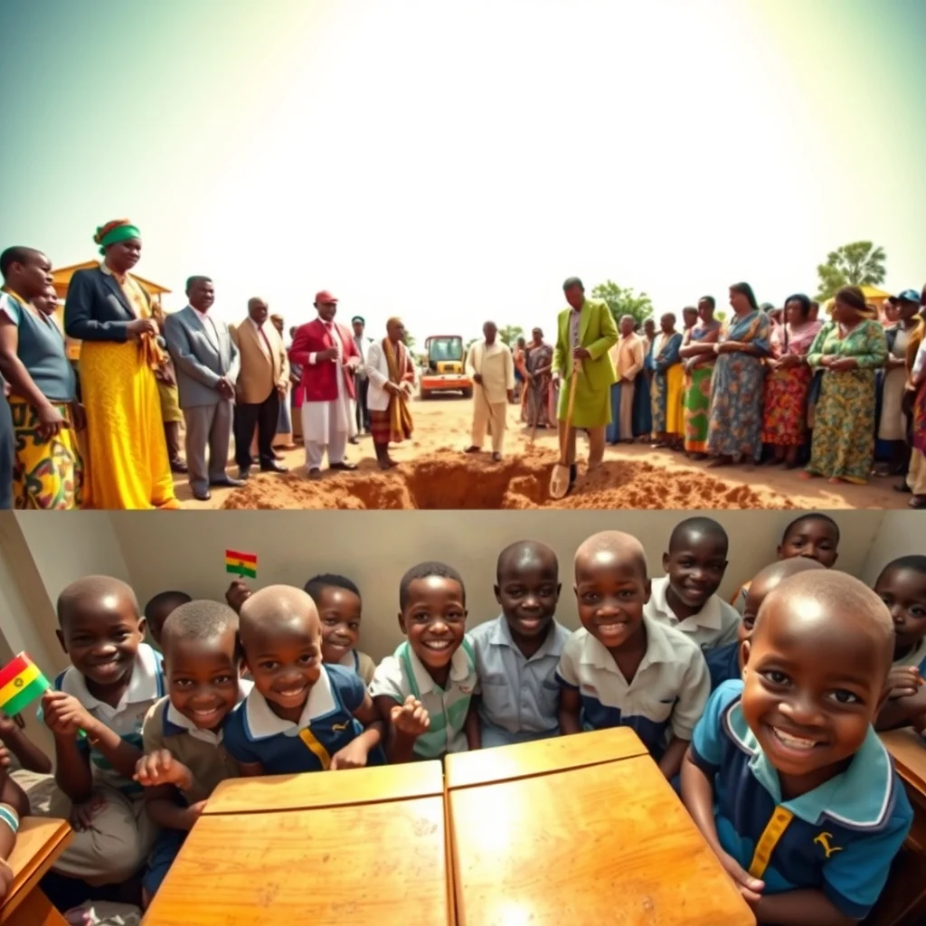 Daffiama-Bussie-Issah District Launches First STEM High School and Distributes 600 Desks