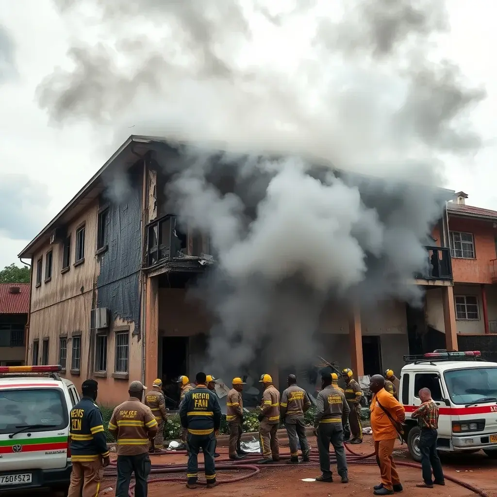 Fire Contained at Afiadenyigba SHS Dormitory, No Casualties Reported
