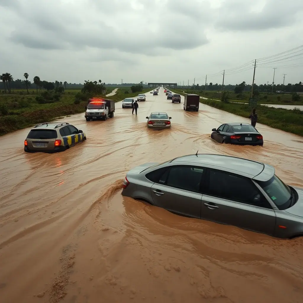 Flooding Cripples Accra-Cape Coast Highway, Tidal Waves Devastate Coastal Communities