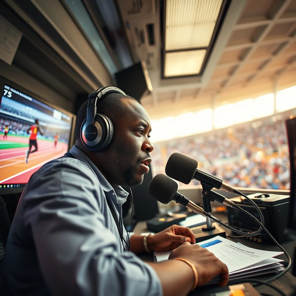 From Office to Commentary Booth: A Last-Minute Dive into African Athletics Broadcasting