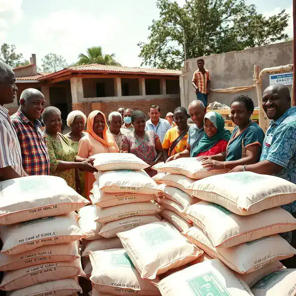 Ghacem Cement Foundation Boosts Northern and Southern Communities with Over 29,000 Bags of Cement