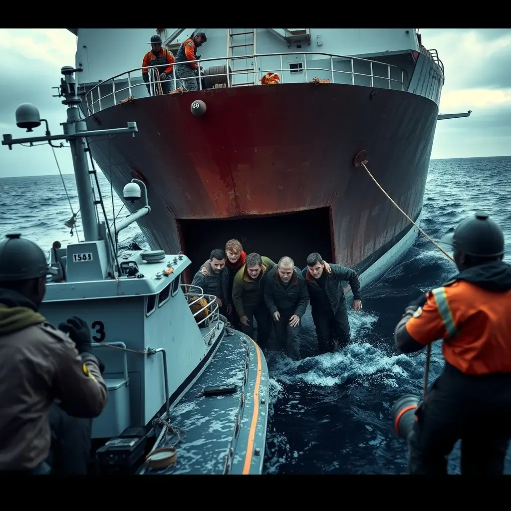 Ghana Navy Rescues Seven Stowaways from Crude Oil Tanker Off Tema Coast