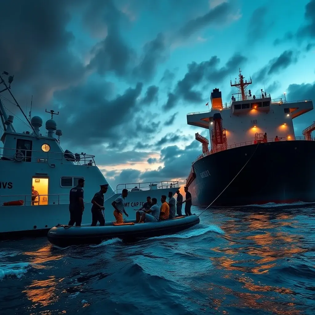 Ghana Navy Rescues Seven Stowaways from Oil Tanker Off Tema Coast
