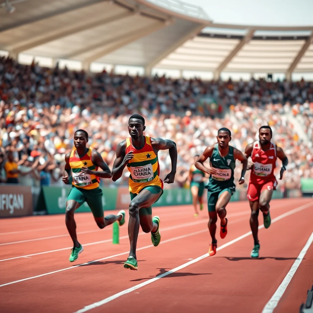 Ghana Secures Bronze in Thrilling 4x100m Relay at African Athletics Championships