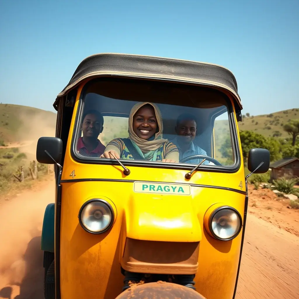 Ghanaian Explorer Embarks on Ambitious 60-Day Tuk-Tuk Journey Across All 16 Regions
