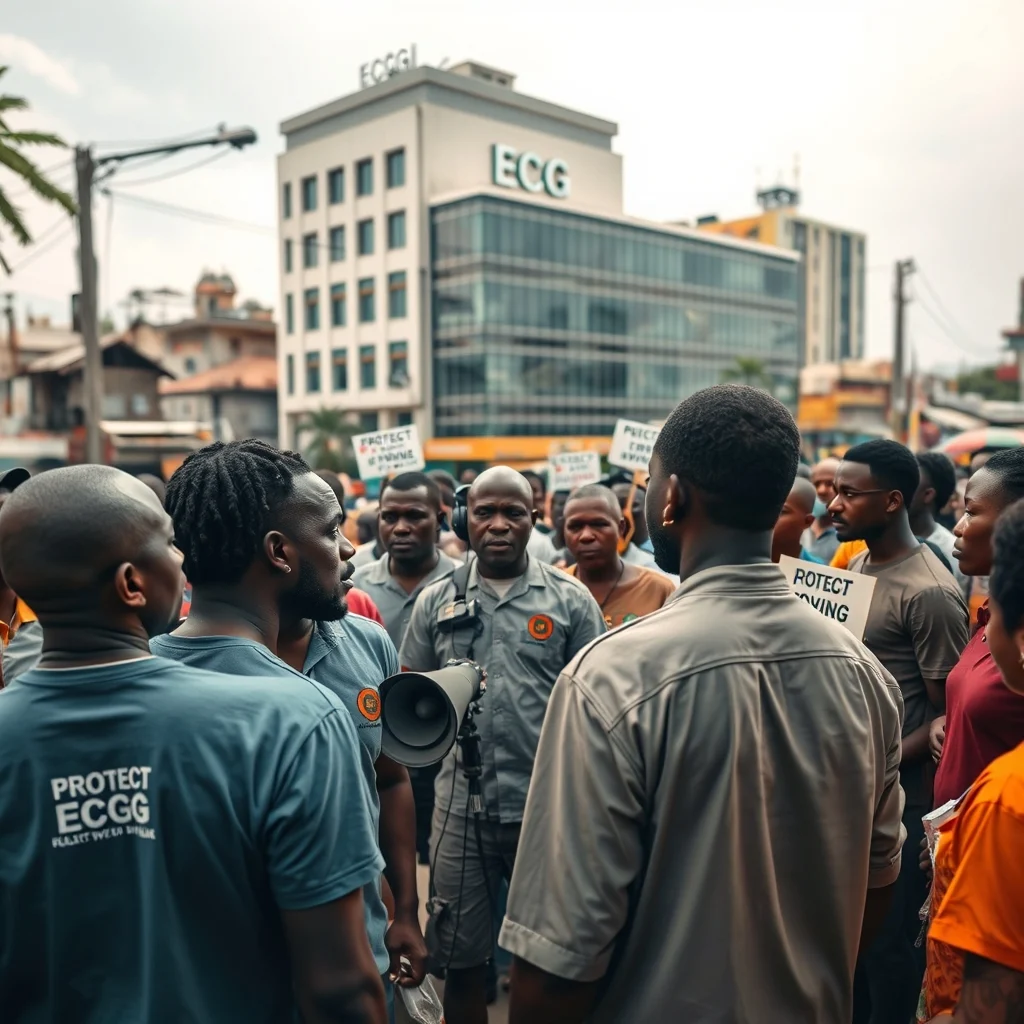 Ghanaian Labour Unions Vow to Resist ECG Privatisation Amidst IMF Pressure