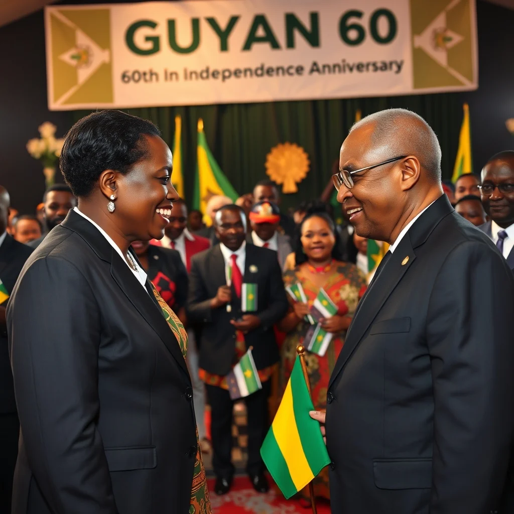 Ghanaian Vice President Marks Guyana's Diamond Jubilee Independence