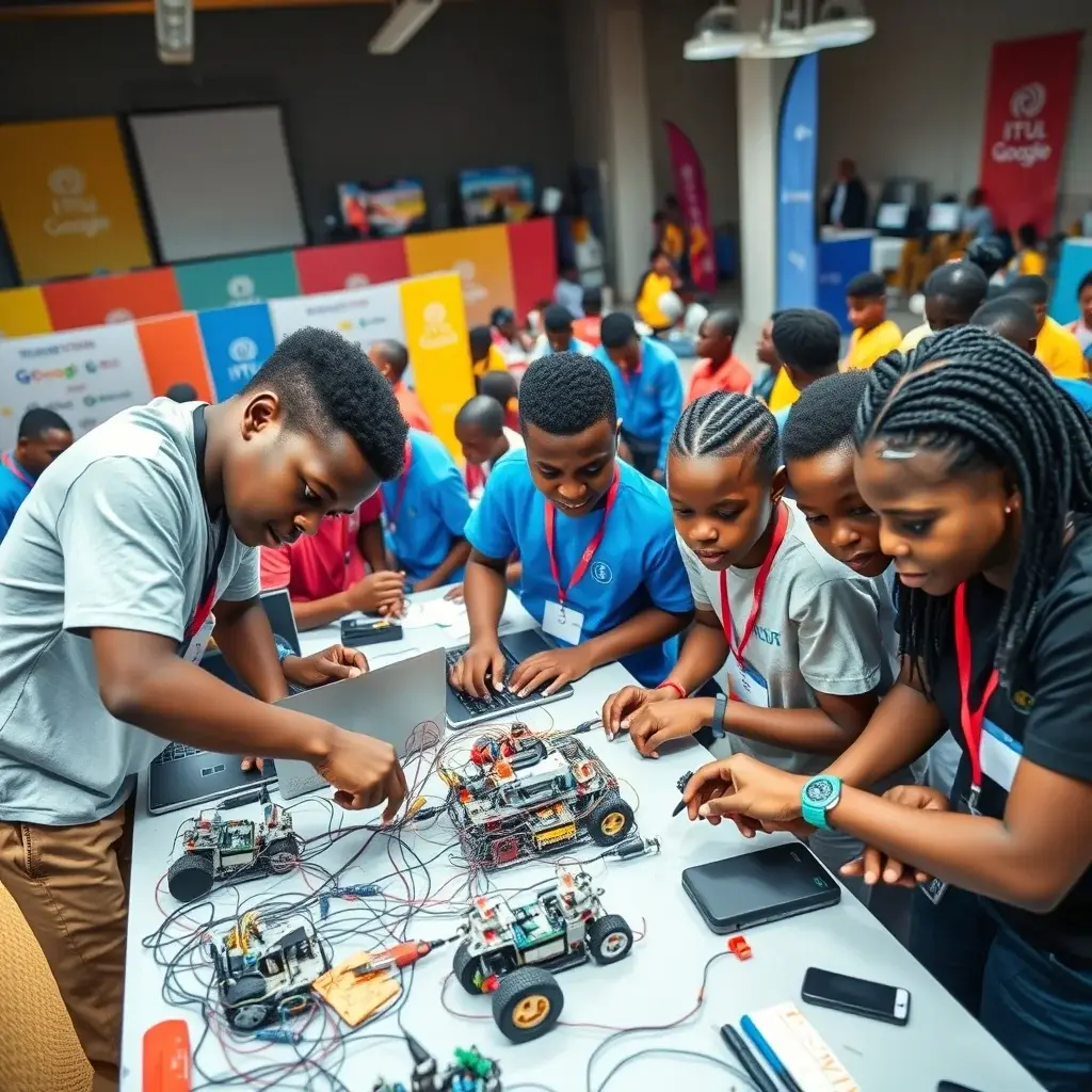 Ghanaian Youth Shine at Robotics Competition, Eyeing Global Stage