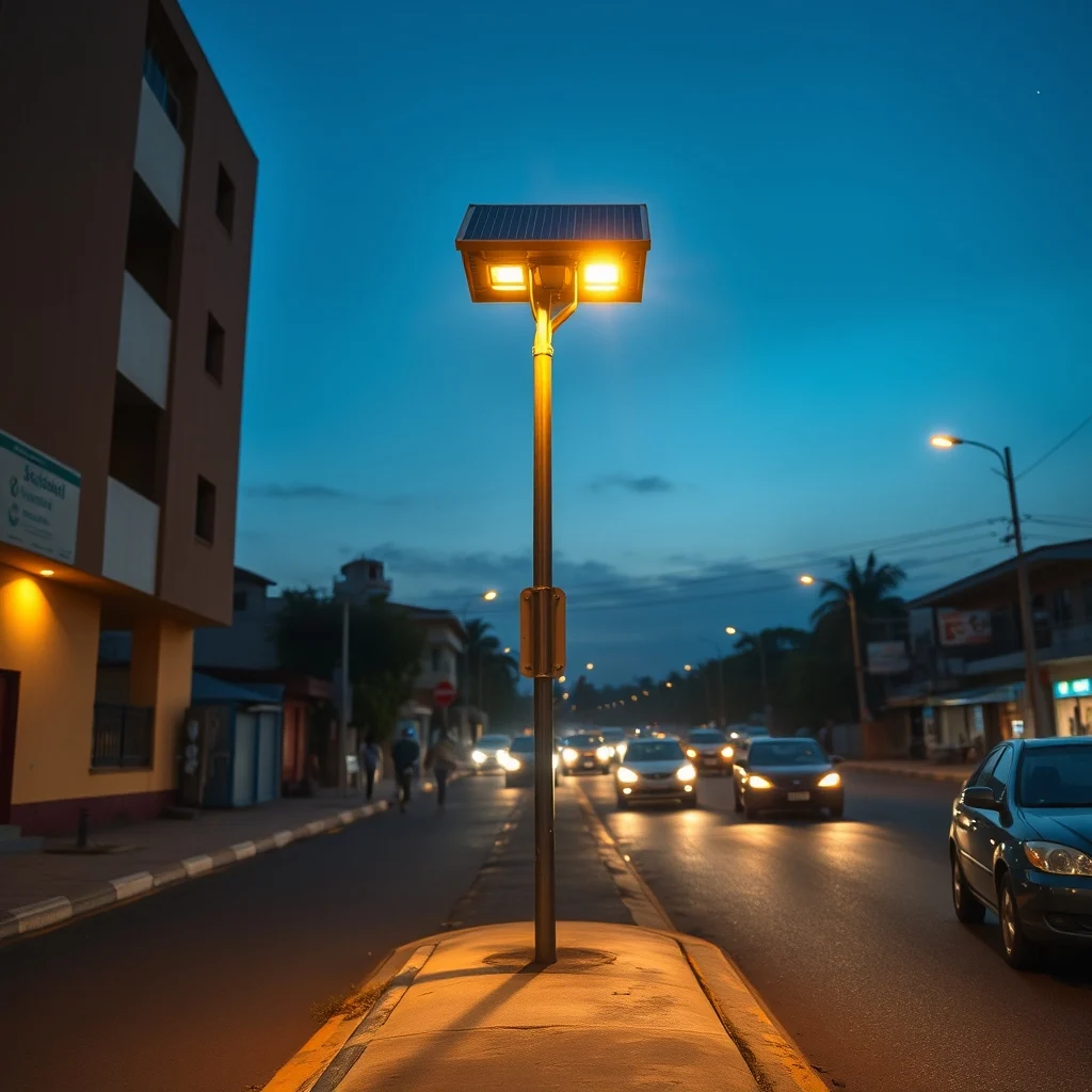 Greater Accra Boosts Safety with 3,000 Solar Streetlights