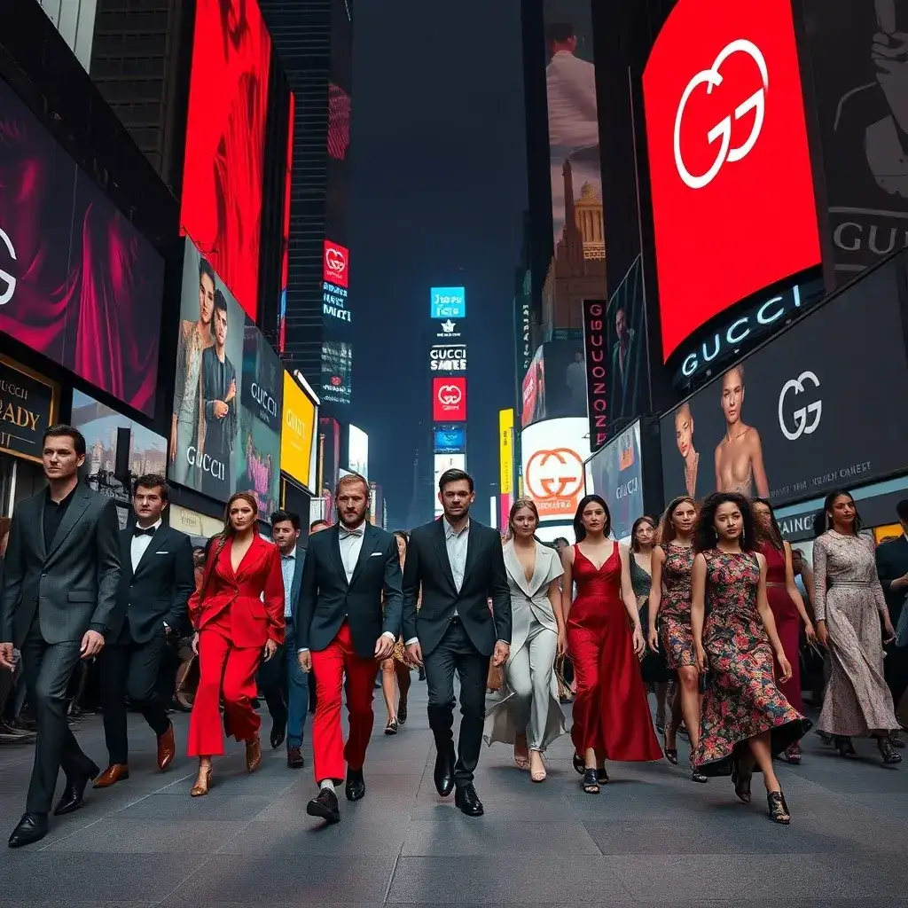 Gucci's Bold Return to Manhattan: Demna Unveils Cruise Collection in Times Square Amidst Kering's Revival Efforts