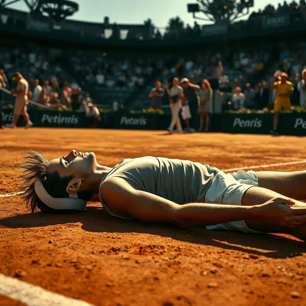 Heatwave Takes Toll at French Open as Mensik Collapses on Court