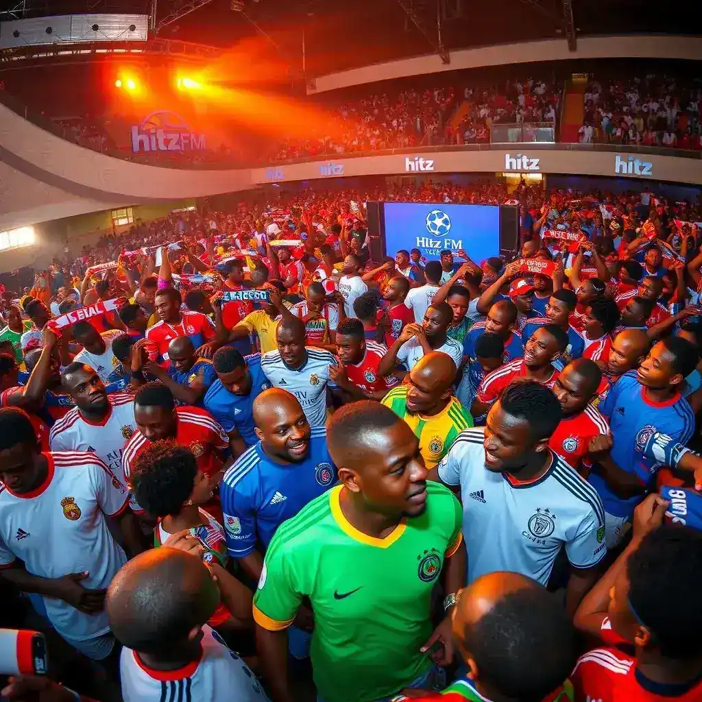 Hitz FM's 'Rep Ur Jersey' Ignites Accra Ahead of Champions League Final