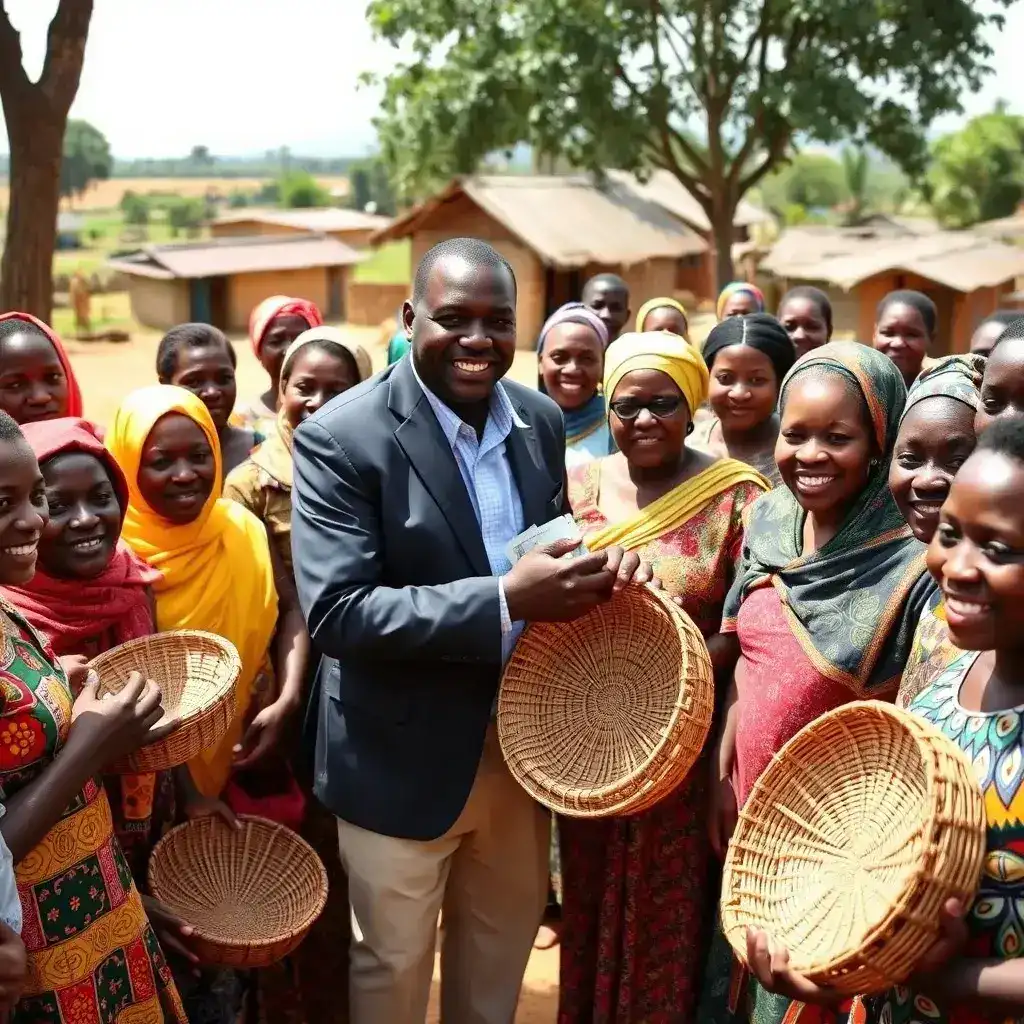 Impact Maker Dr. Akunzule Channels Award Recognition into Empowering Upper East Women Basket Weavers