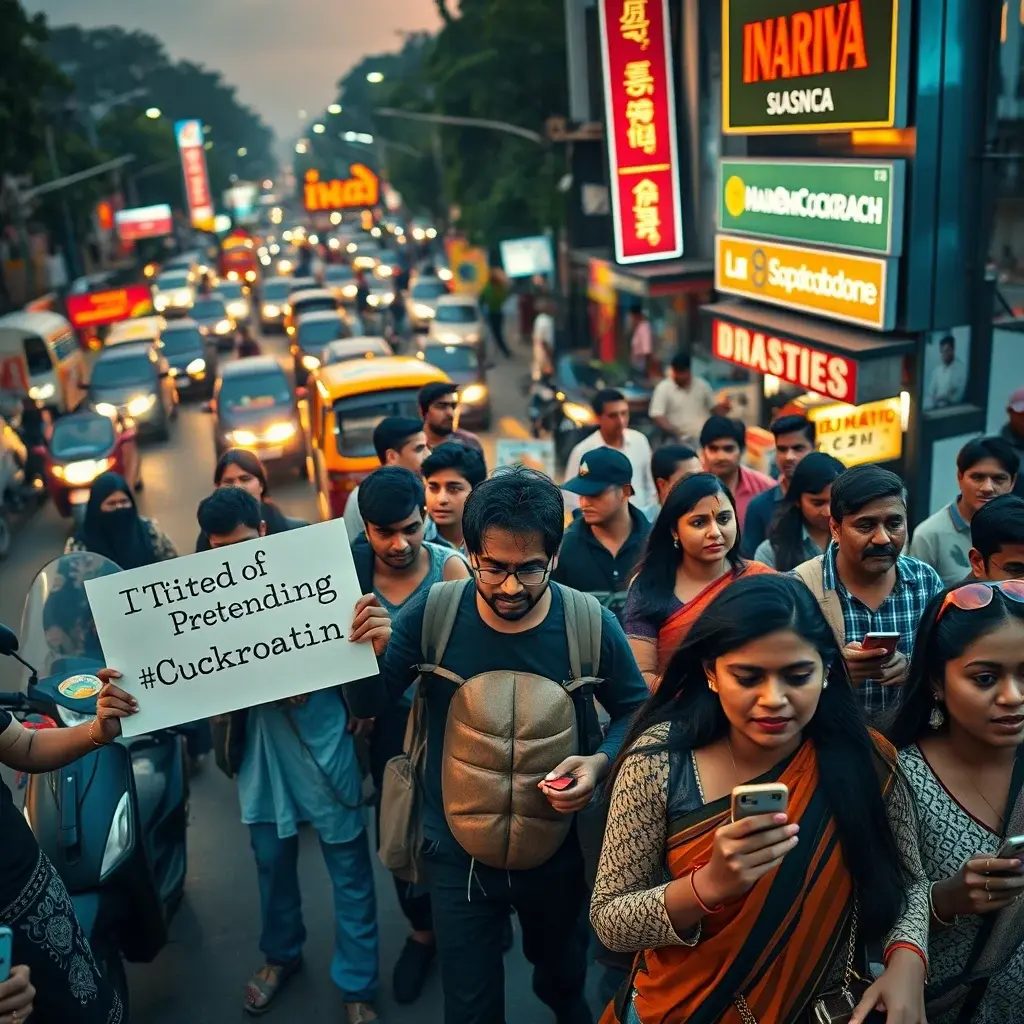 India's Unlikely Political Mascot: The Cockroach Collective Captures Youth Discontent