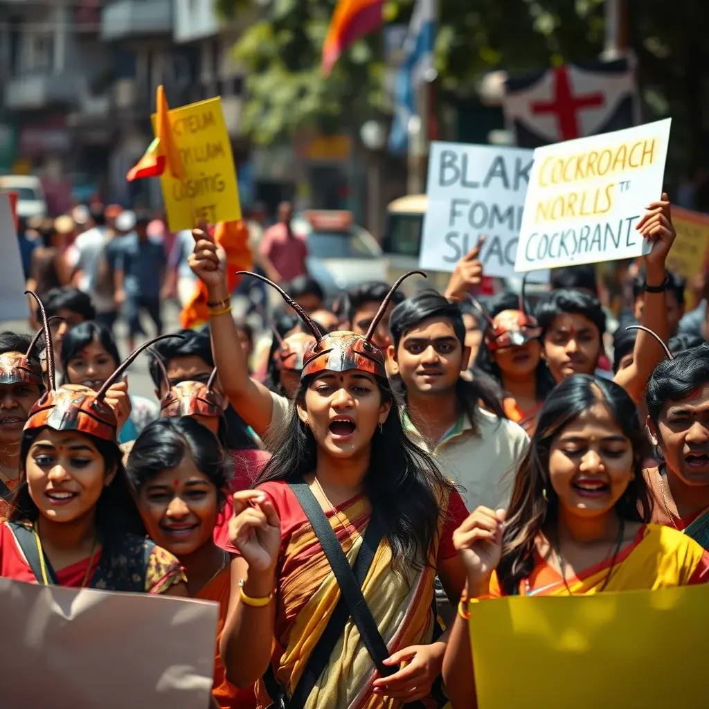 India's Viral 'Cockroach Party' Website Blocked Amidst Growing Online Influence